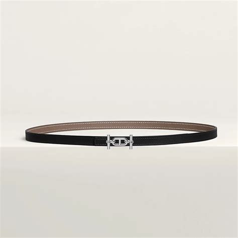 Ancre belt buckle & Reversible leather strap 13 mm